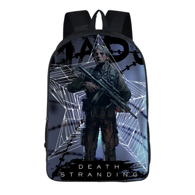 16‘’Death Stranding Backpack School Bag – Baganime