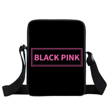 black pink tote bag