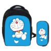 13″Doraemon Backpack School Bag+pencil case