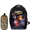 13″Gravity Falls Backpack School Bag+pencil case