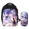 13″Hatsune Miku Backpack School Bag+pencil case