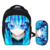 13″Hatsune Miku Backpack School Bag+pencil case