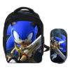 13″Sonic Backpack School Bag+pencil case