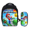 13″Super Mario Backpack School Bag+pencil case