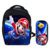 13″Super Mario Backpack School Bag+pencil case