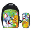 13″Tom And Jerry Backpack School Bag+pencil case