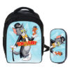 13″Tom And Jerry Backpack School Bag+pencil case