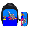 13″Tom And Jerry Backpack School Bag+pencil case