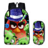 16Angry Birds Backpack School Bag+pencil case