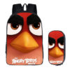 16Angry Birds Backpack School Bag+pencil case