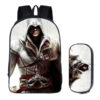 16Assassin’s Creed Backpack School Bag+pencil case