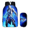 16Assassin’s Creed Backpack School Bag+pencil case