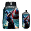 16Avengers Clubhouse Backpack School Bag+pencil case