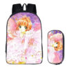 16Card Captor Backpack School Bag+pencil case