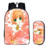 16Card Captor Backpack School Bag+pencil case