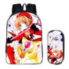 16Card Captor Backpack School Bag+pencil case