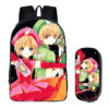 16Card Captor Backpack School Bag+pencil case