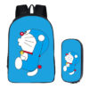 16Doraemon Backpack School Bag+pencil case