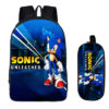 16Sonic Backpack School Bag+pencil case