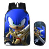 16Sonic Backpack School Bag+pencil case