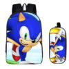 16Sonic Backpack School Bag+pencil case