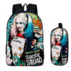 16Suicide Squad Backpack School Bag+pencil case