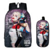 16Suicide Squad Backpack School Bag+pencil case