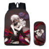 16"Tokyo Ghoul Backpack School Bag+pencil case