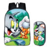 16Tom and Jerry Backpack School Bag+pencil case