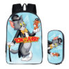 16Tom and Jerry Backpack School Bag+pencil case