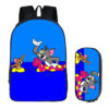 16Tom and Jerry Backpack School Bag+pencil case