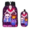 16Undertale Backpack School Bag+pencil case