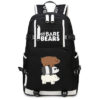 We Bare Bears Backpack MineCraft School Bag