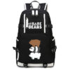 We Bare Bears Backpack MineCraft School Bag