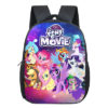 12″My Little Pony movie Backpack School Bag