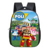 12″Traffic Safety with Poli Backpack School Bag