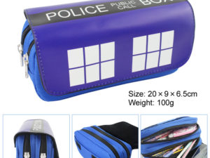 Doctor Who Pencil Case Pen Bag Student’s Large Capacity