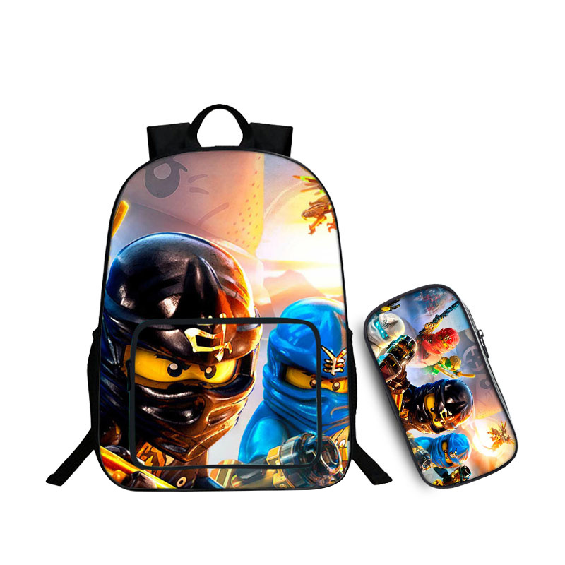 16″LEGO Backpack School Bag+pencil case - Baganime