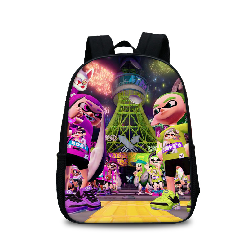 12″Splatoon 2 Backpack School Bag - Baganime