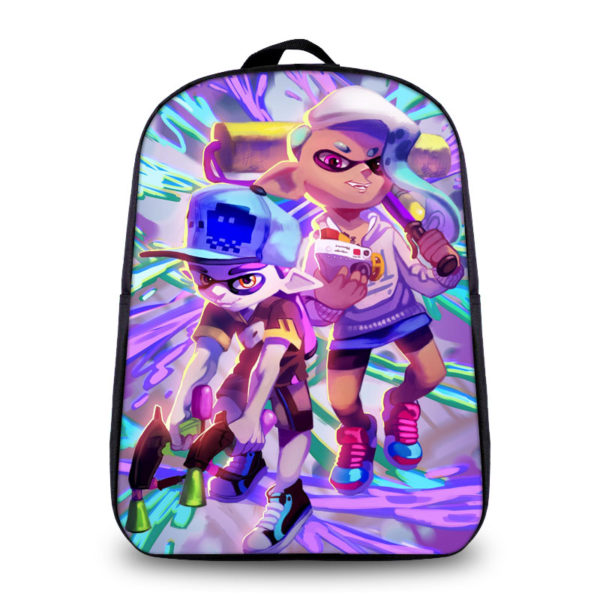 12″Splatoon 2 Backpack School Bag for kids - Baganime