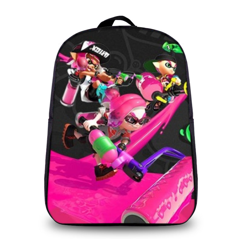 12″Splatoon 2 Backpack School Bag for kids - Baganime