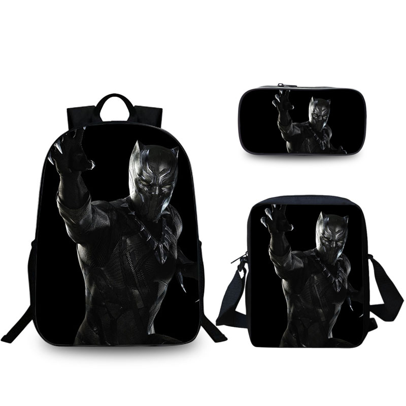 black panther school bag