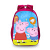 16‘’Peppa Pig Backpack School Bag Red