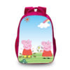 16‘’Peppa Pig Backpack School Bag Red