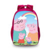 16‘’Peppa Pig Backpack School Bag Red