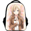 16″Attack On Titan Backpack School Bag