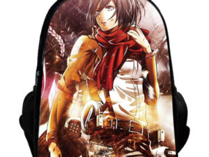 16″Attack On Titan Backpack School Bag