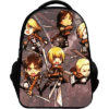 16″Attack On Titan Backpack School Bag