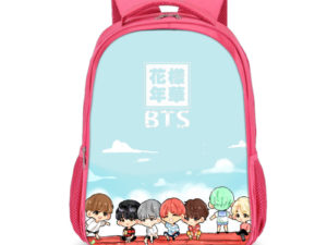 16‘’BTS Backpack School Bag Red