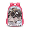 16‘’BTS Backpack School Bag Red